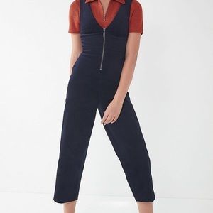 BDG APRIL navy cord jumpsuit